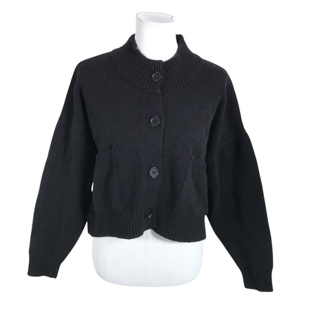 Unisex Aarrelabel - Kardigan, suurus 40 - Must ()