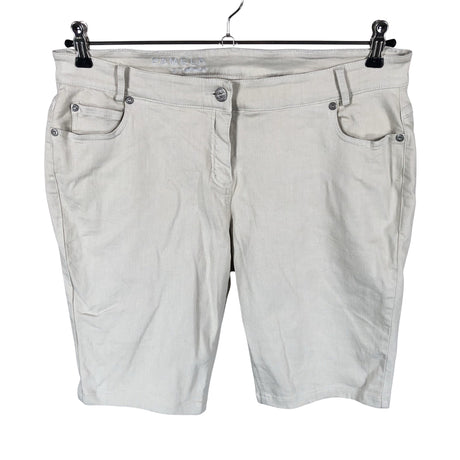 Unisex Pamela - Teksast lühikesed püksid, suurus 44 - Beige ()