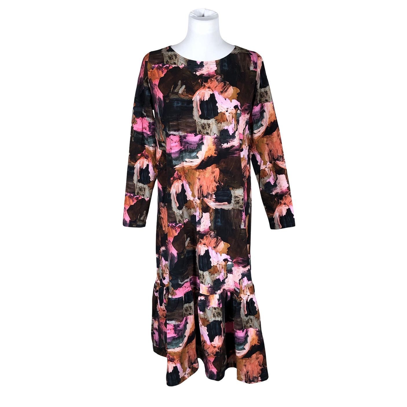 Unisex Aarrelabel - Trikotaažist kleit, suurus 38 - Must (1)