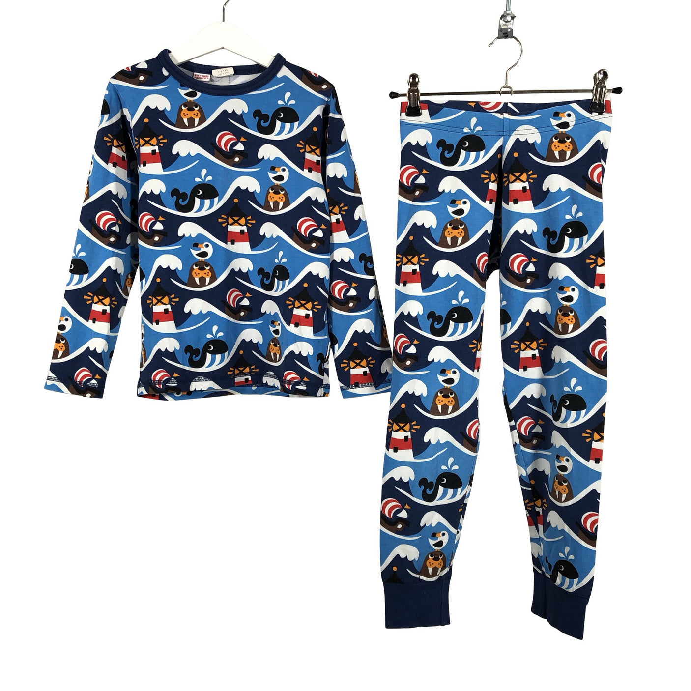 Unisex Maxomorra - Ööpesu, suurus 122 - 128 - Sinine (1)