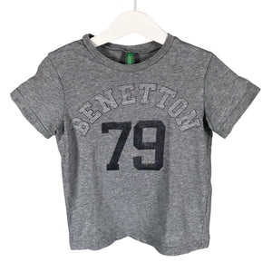 Unisex Benetton - T-särk, suurus 116 - 122 - Hall (1)