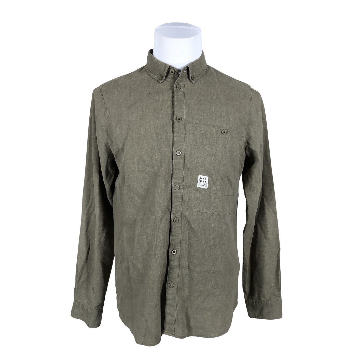 Unisex Maloja - Triiksärk, suurus M - Roheline (1)