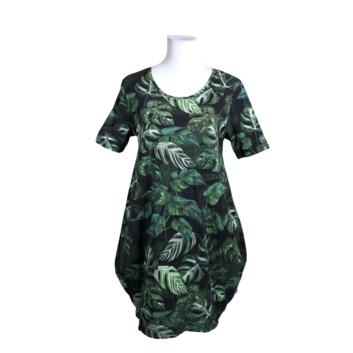 Unisex Taimi - Trikotaažist tuunika, suurus 40 - Roheline (1)