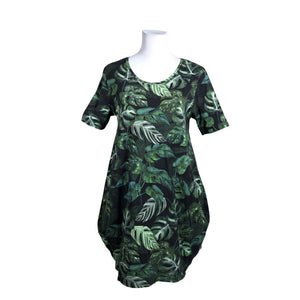 Unisex Taimi - Trikotaažist tuunika, suurus 40 - Roheline (1)