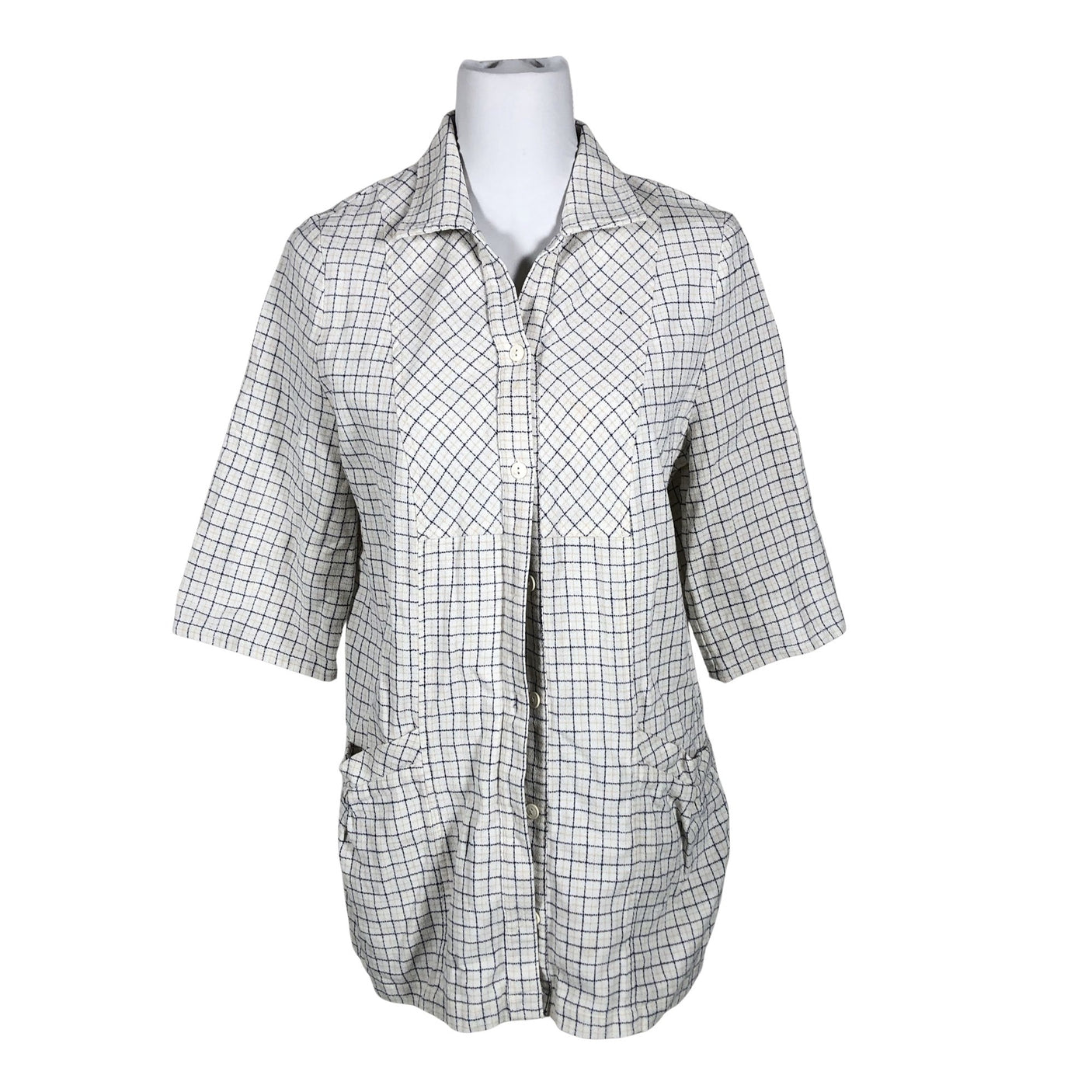 Unisex Carolin - Mitteveniv tuunika, suurus 40 - Valge (2)