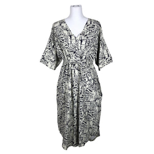 Unisex Aarrelabel - Trikotaažist kleit, suurus 40 - Sinine (3)