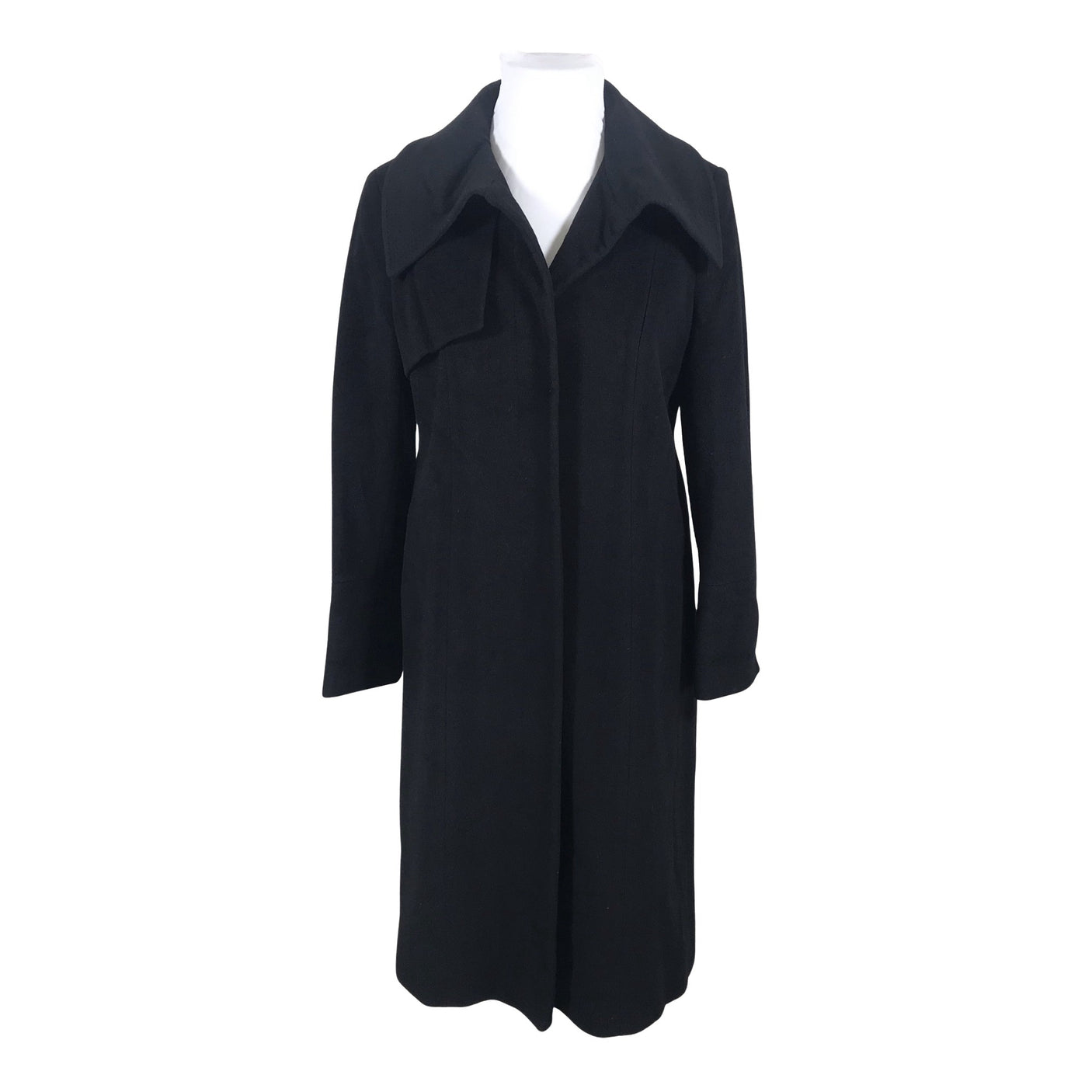 Unisex Linea - Villane mantel, suurus 42 - Must (1)