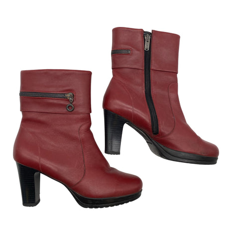 Unisex Janita - Poolsaapad, suurus 39 - Punane ()