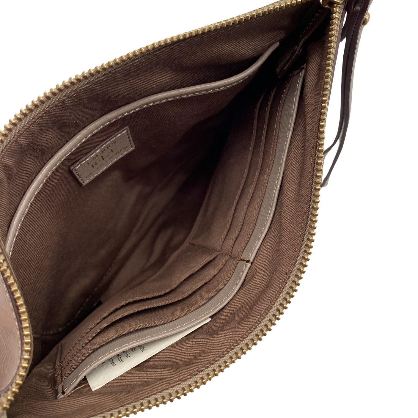 Unisex Lauren Ralph Lauren - Käekott, suurus Midi - Pruun (2)