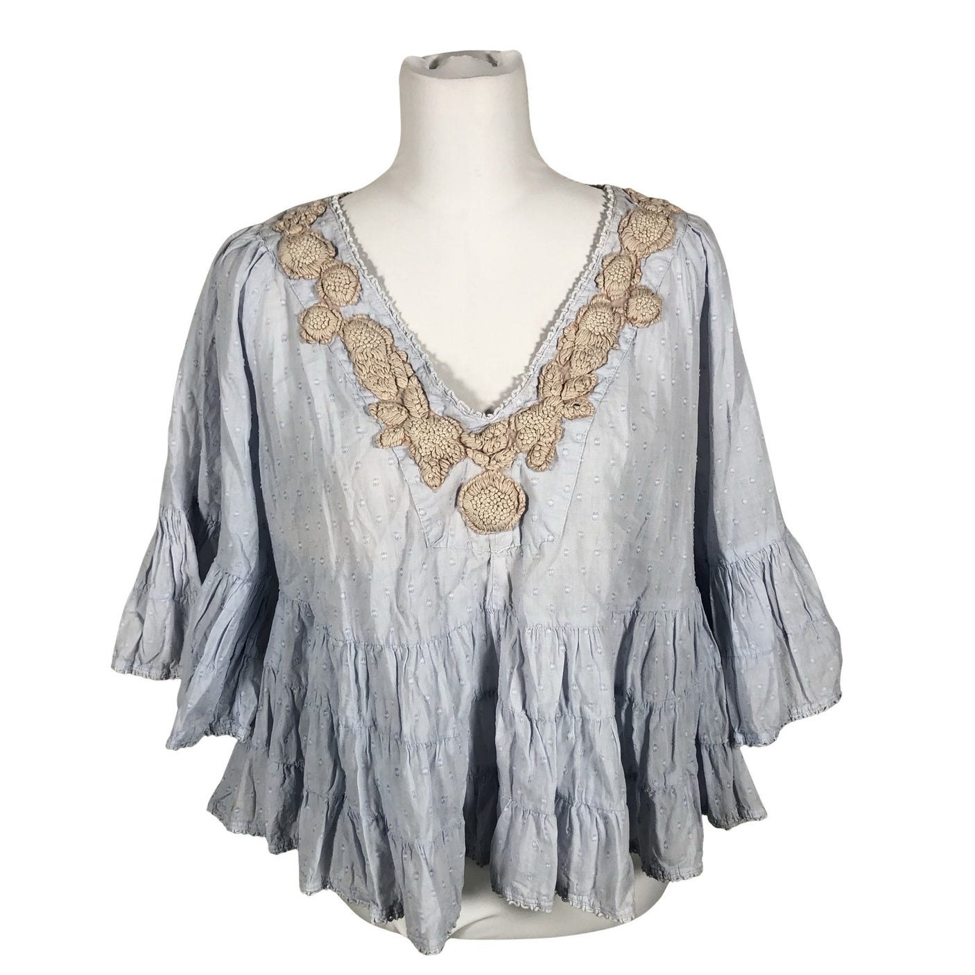 Unisex Giacomo Cirque - Pluus, suurus 38 - Helesinine (2)