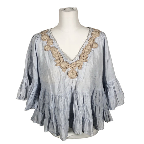 Unisex Giacomo Cirque - Pluus, suurus 38 - Helesinine (2)