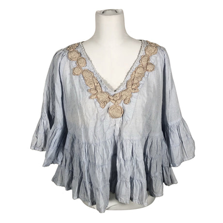 Unisex Giacomo Cirque - Pluus, suurus 38 - Helesinine ()