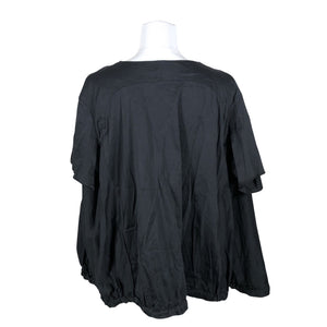 Unisex COS - Lühikeste käistega pluus, suurus 38 - Must (3)