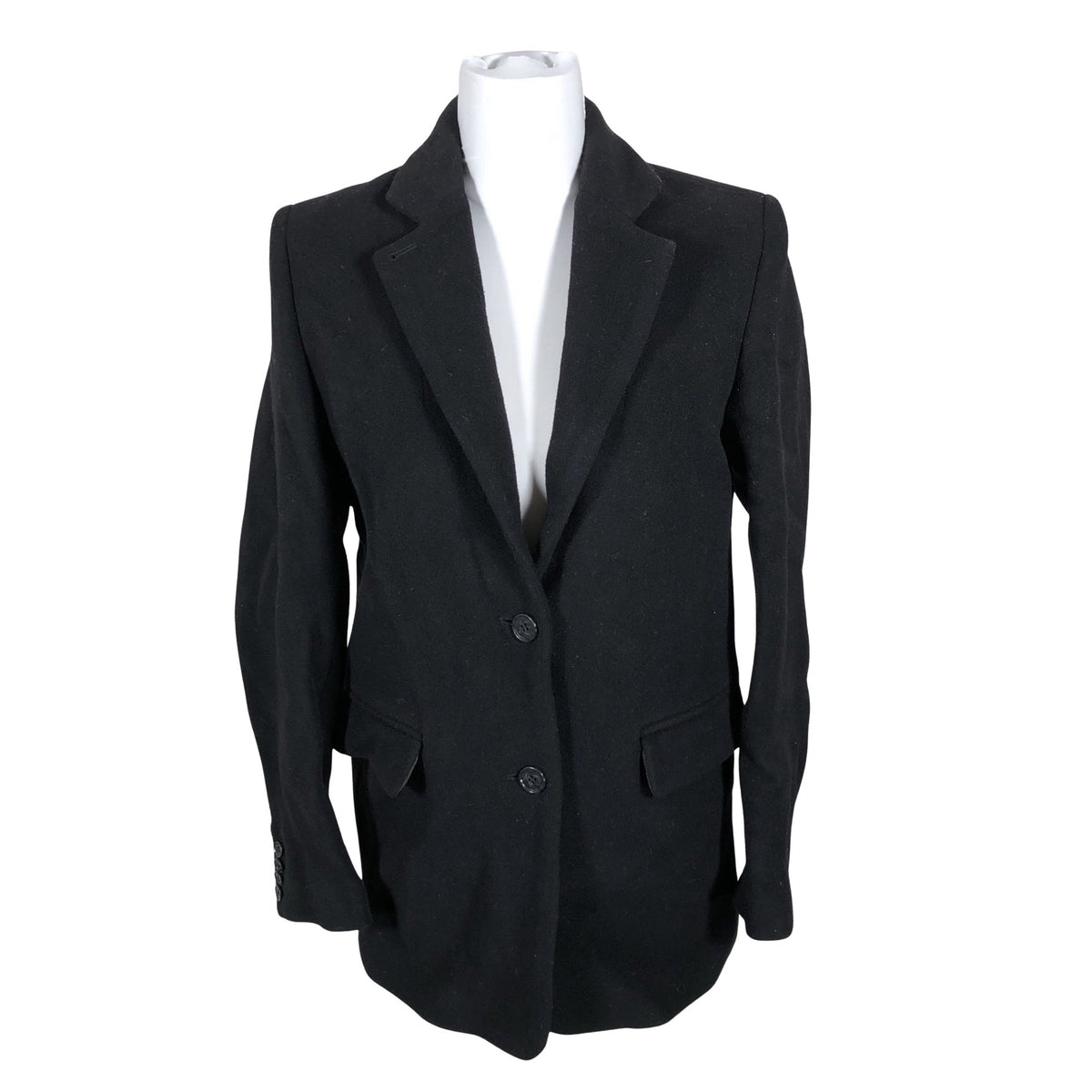 Unisex &Other Stories - Villane mantel, suurus 34 - Must (1)