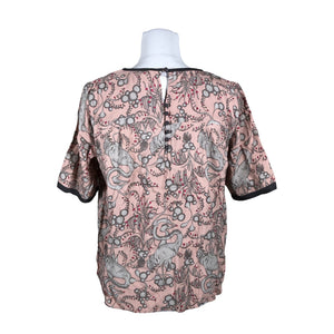 Unisex Noa Noa - Lühikeste käistega pluus, suurus 40 - Heleroosa (3)
