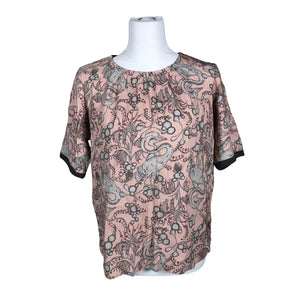 Unisex Noa Noa - Lühikeste käistega pluus, suurus 40 - Heleroosa (2)