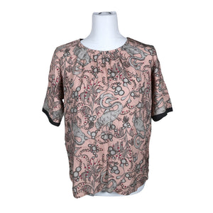 Unisex Noa Noa - Lühikeste käistega pluus, suurus 40 - Heleroosa (1)