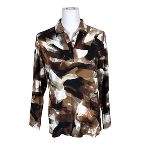Unisex Marinello - Trikotaažist pluus, suurus 40 - Pruun (1)
