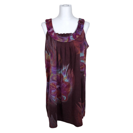 Unisex Niccolei - Trikotaažist kleit, suurus 40 - Veinipunane ()
