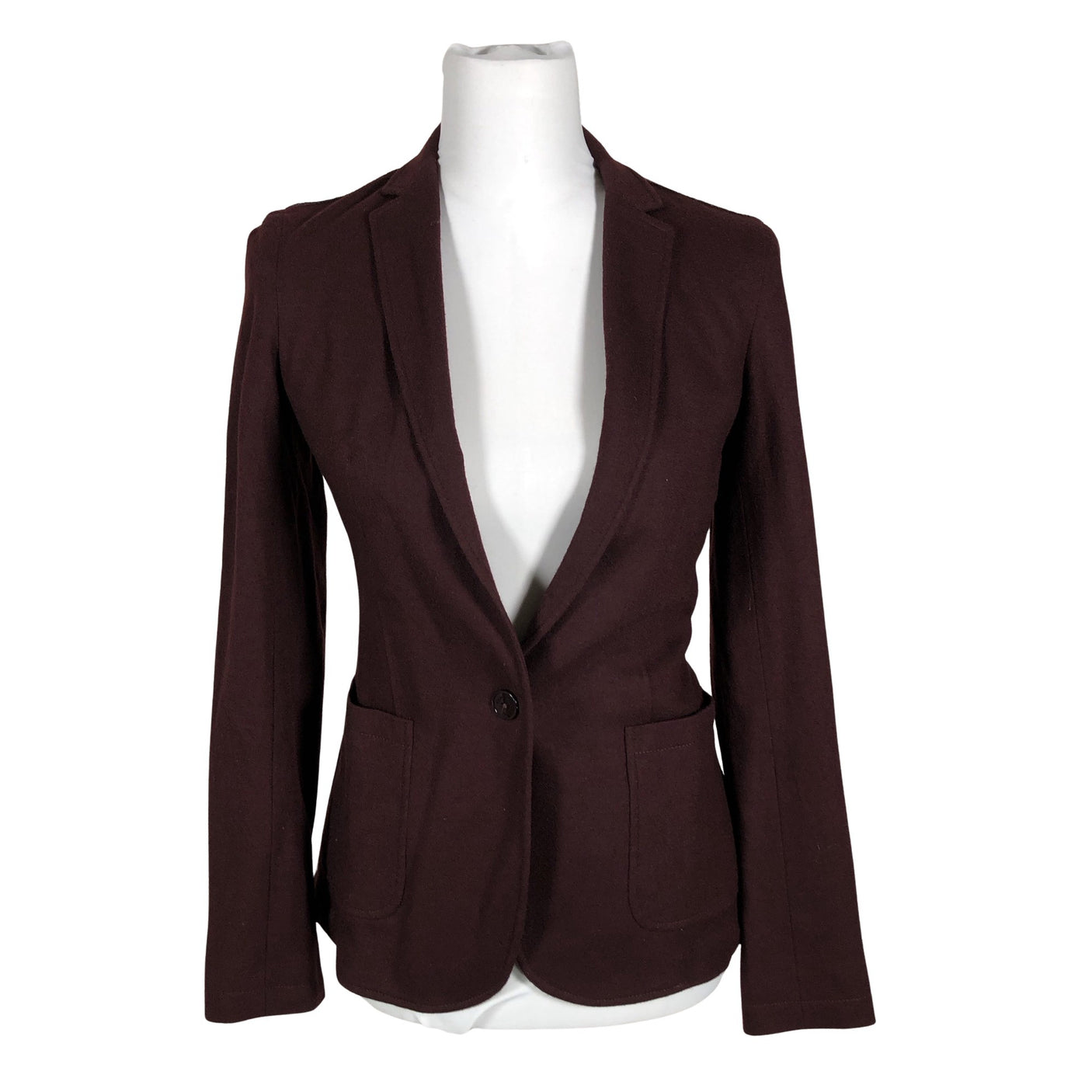 Unisex Massimo Dutti - Jakk, suurus 36 - Veinipunane (1)