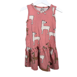Unisex Blaa - Trikotaažist kleit, suurus 98 - 104 - Heleroosa (1)