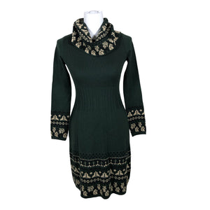 Unisex Derhy - Kootud kleit, suurus 36 - Roheline (1)