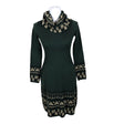 Unisex Derhy - Kootud kleit, suurus 36 - Roheline ()
