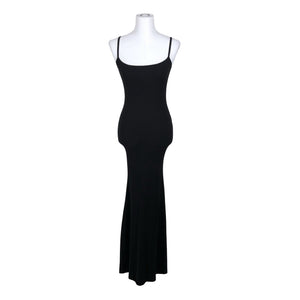 Unisex Ninepine - Trikotaažist kleit, suurus 38 - Must (2)