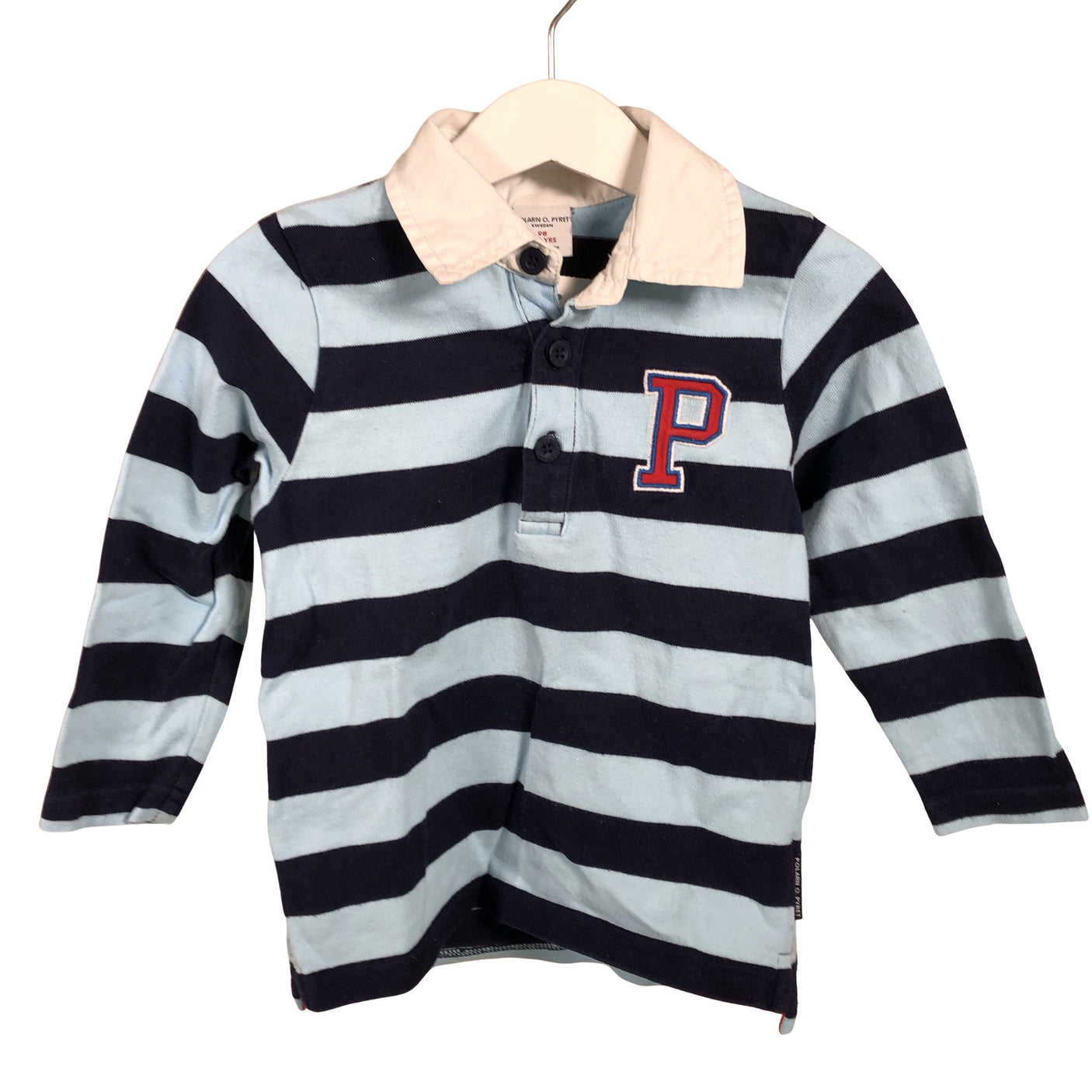Unisex Polarn O. Pyret - Trikotaažist pluus, suurus 92 - 98 - Sinine (1)