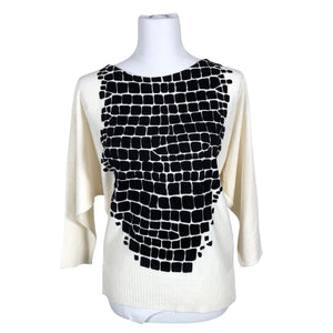 Unisex Escorpion - Kampsun, suurus 40 - Looduslik valge (2)