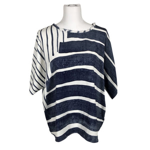 Unisex Calvin Klein - Lühikeste käistega pluus, suurus 40 - Sinine (1)