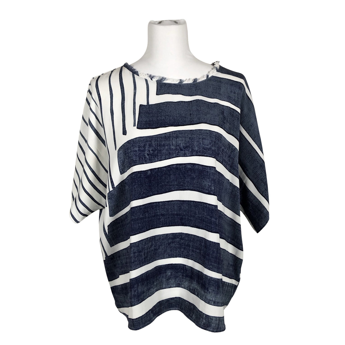 Unisex Calvin Klein - Lühikeste käistega pluus, suurus 40 - Sinine (2)
