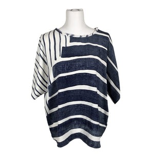 Unisex Calvin Klein - Lühikeste käistega pluus, suurus 40 - Sinine (2)