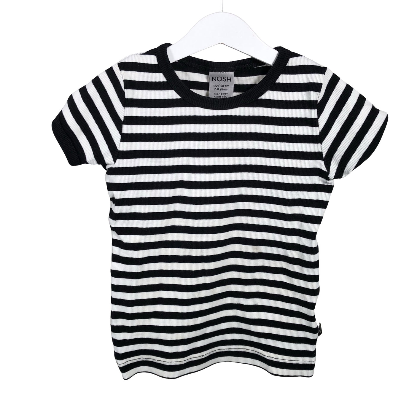 Unisex NOSH - T-särk, suurus 122 - 128 - Must (1)