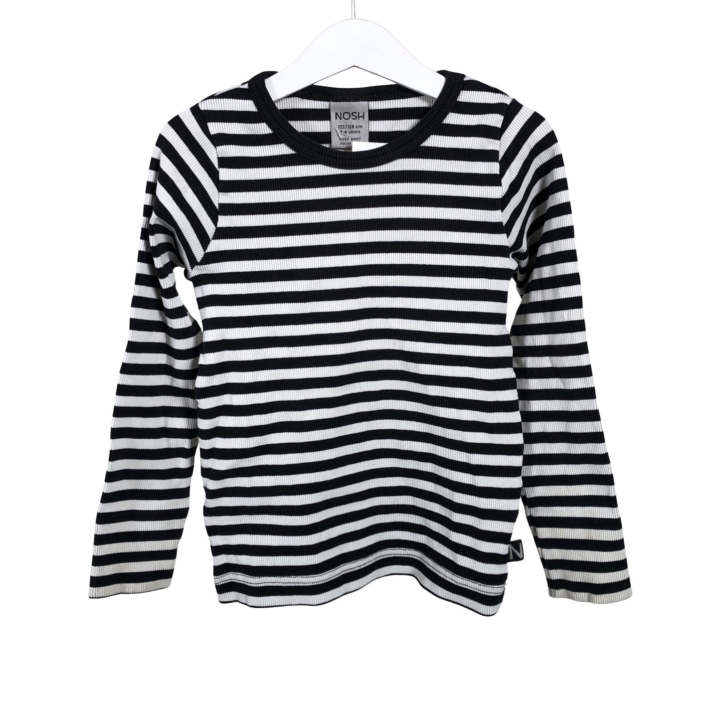 Unisex NOSH - Trikotaažist pluus, suurus 122 - 128 - Must (1)