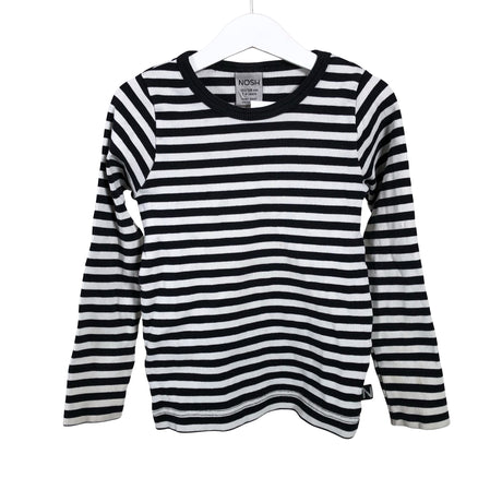 Unisex NOSH - Trikotaažist pluus, suurus 122 - 128 - Must ()