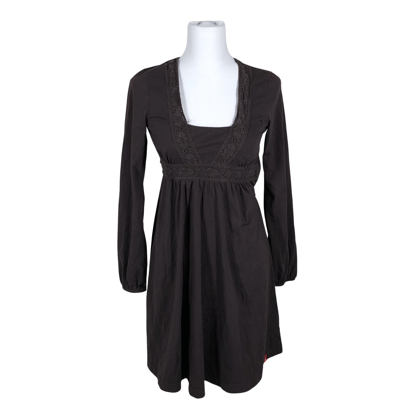 Unisex Esprit - Trikotaažist kleit, suurus 36 - Pruun (2)