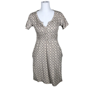 Unisex House of Lola - Trikotaažist kleit, suurus 36 - Beige (1)