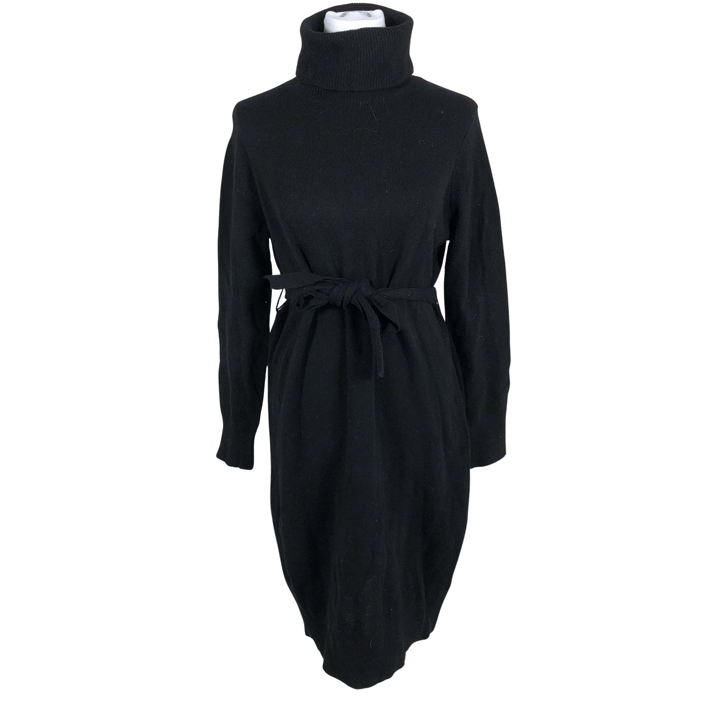 Unisex Andiata - Kootud kleit, suurus 38 - Must (2)