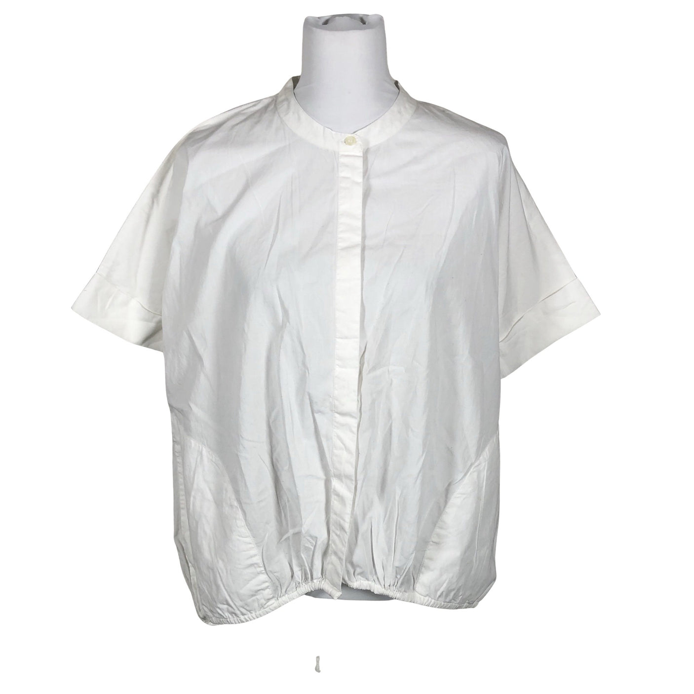 Unisex The Masai - Lühikeste käistega pluus, suurus 36 - Valge (2)