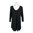 Unisex Almia - Trikotaažist tuunika, suurus 40 - Must ()