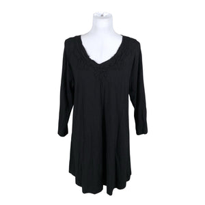 Unisex Almia - Trikotaažist tuunika, suurus 40 - Must (1)
