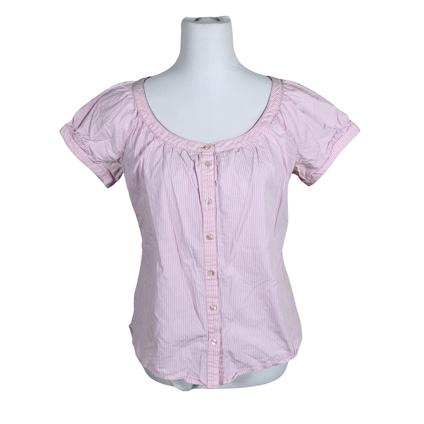 Unisex Marc O'Polo - Lühikeste käistega pluus, suurus 38 - Heleroosa (2)
