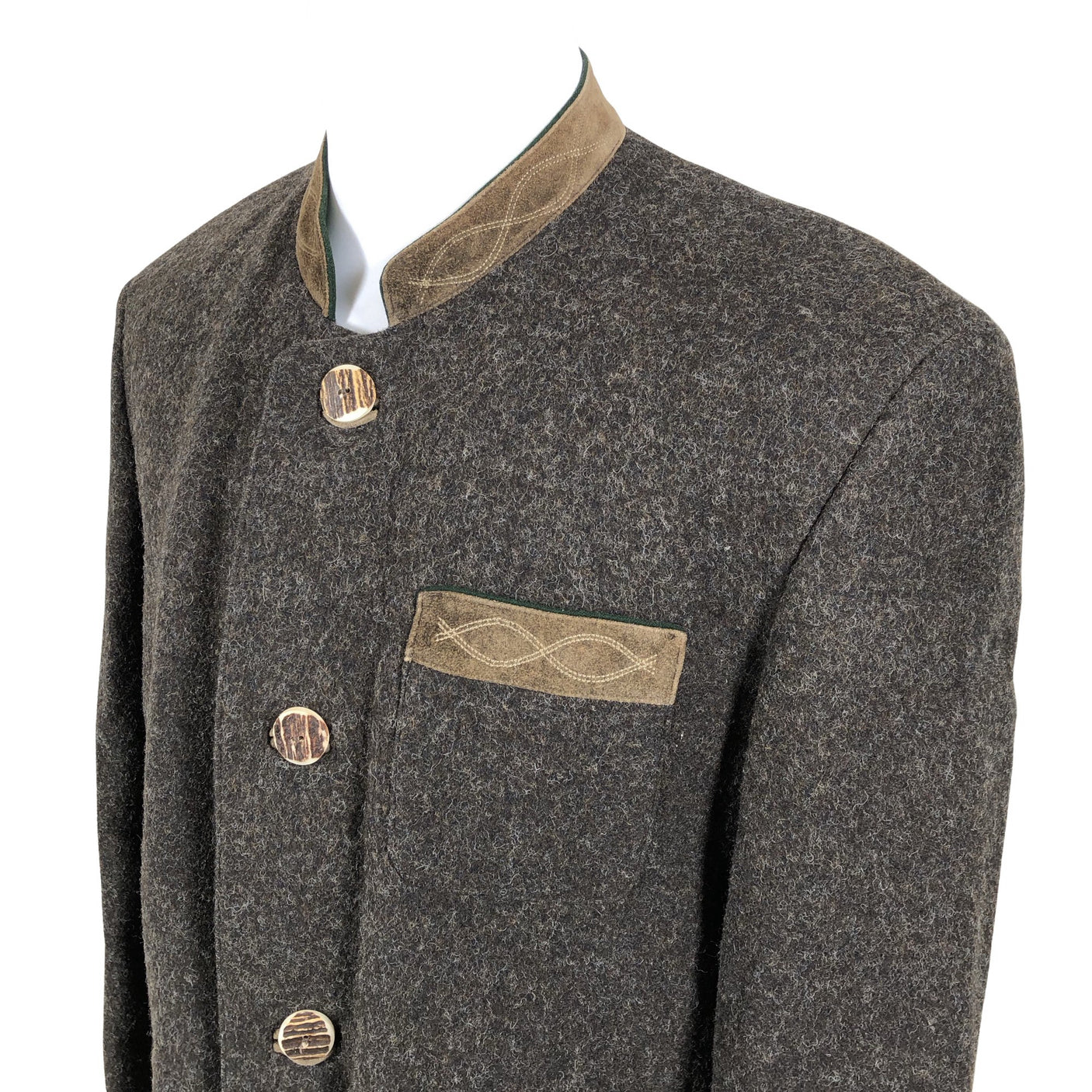 Unisex Lodenfrey - Villane mantel, suurus M - Pruun (2)