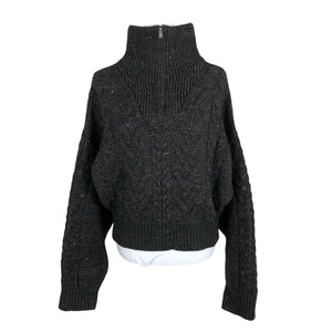 Unisex Ganni - Kampsun, suurus 40 - Pruun (1)