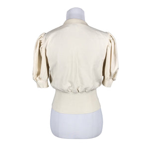 Unisex French Connection - Lühikeste käistega pluus, suurus 34 - Looduslik valge (2)