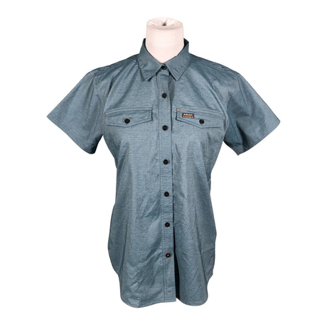 Unisex Ariat - Lühikeste käistega pluus, suurus 46 - Helesinine ()