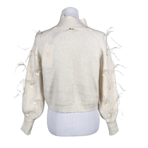 Unisex Koralline - Kampsun, suurus 36 - Looduslik valge (2)