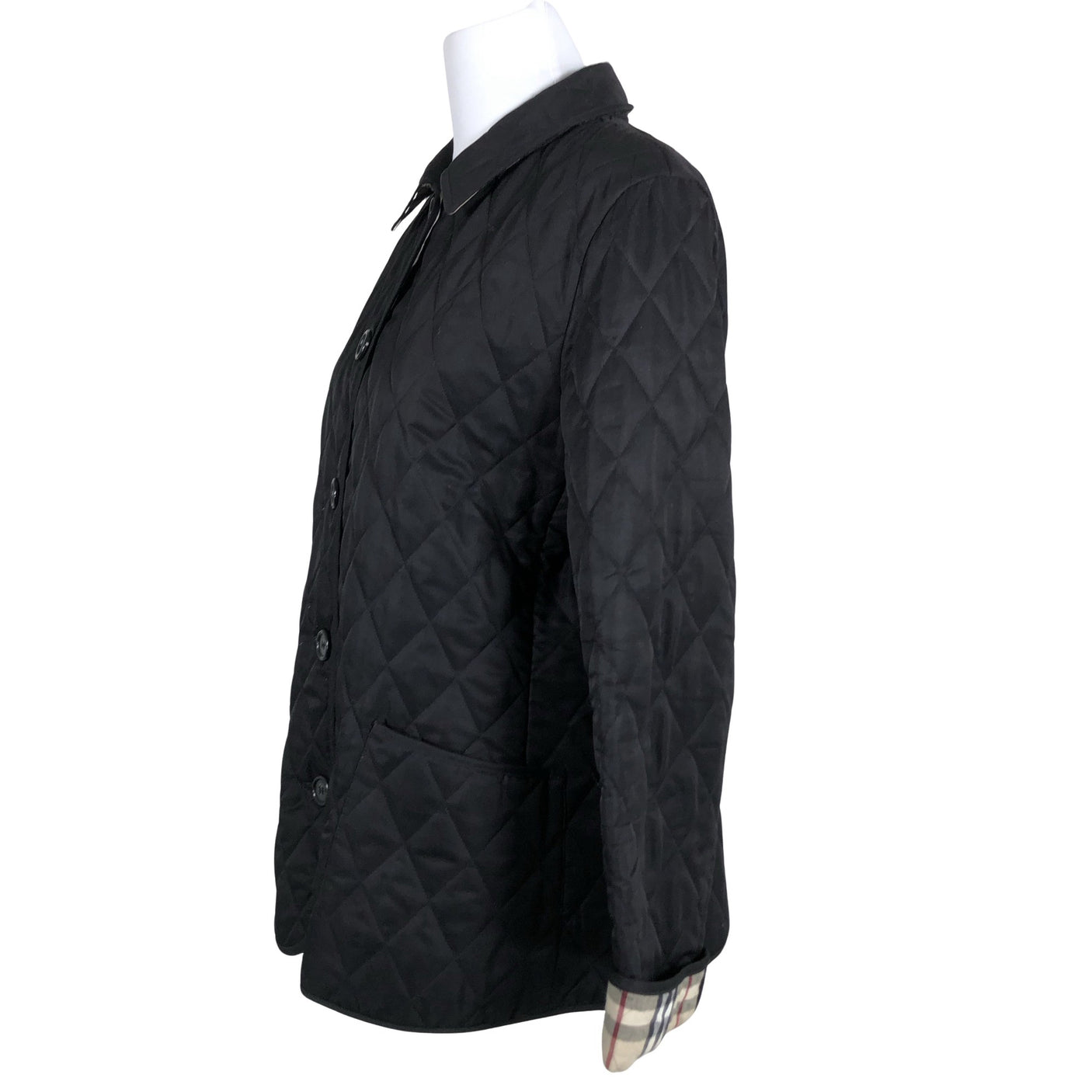 Unisex Burberry - Tepitud jope, suurus 40 - Must (2)