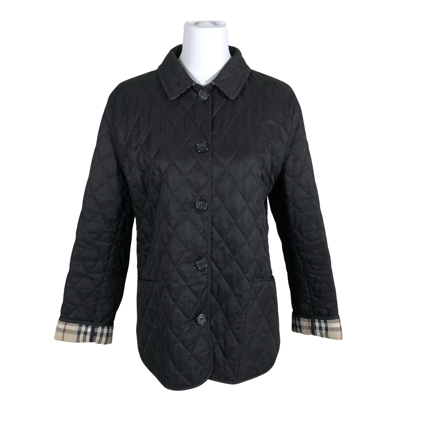 Unisex Burberry - Tepitud jope, suurus 40 - Must (1)